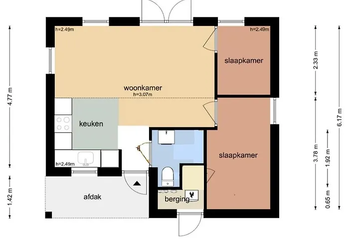 Kings View Cottage, Nu Met Nieuwe Grote Bbq 와멘후젠